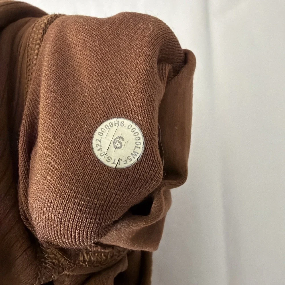 Lululemon Align High Rise Ribbed Pant Legging Size 6 Roasted Brown Yoga Workout